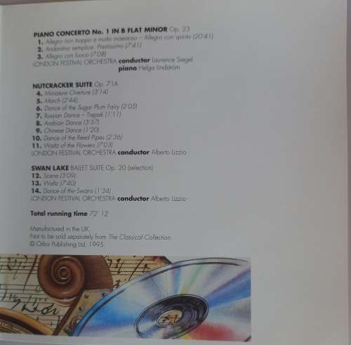 Tchaikovsky - The masterpieces cd