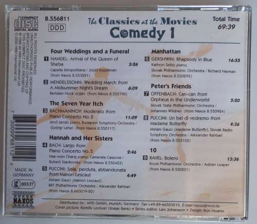 The classics at the movies - Comedy 1 cd