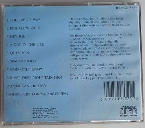 Classiv rock - The second movement cd