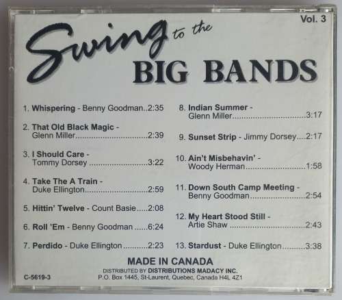 Swing to the big bands vol 3 (cd)