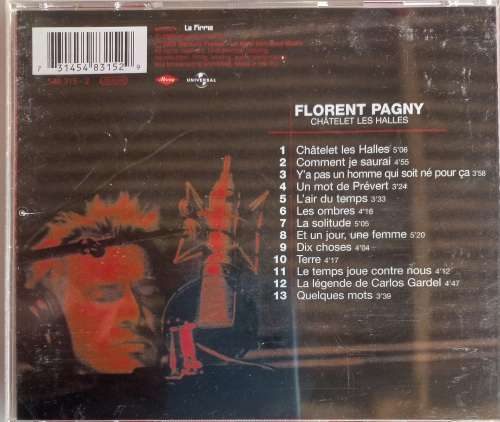 Florent Pagny - Chatelet Les Halles cd