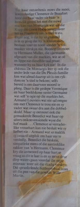 Minnaar in die skadu deur Wille Martin