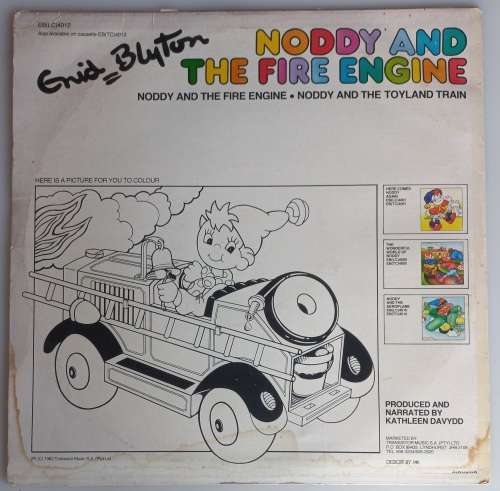 Enid Blyton - Noddy and the fire engine LP