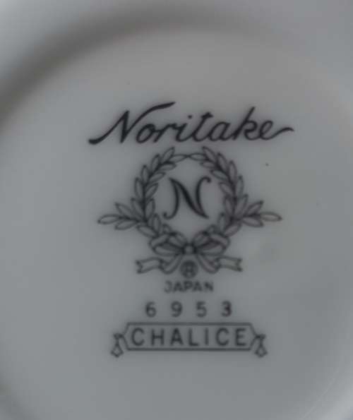 Noritake Chalice saucer