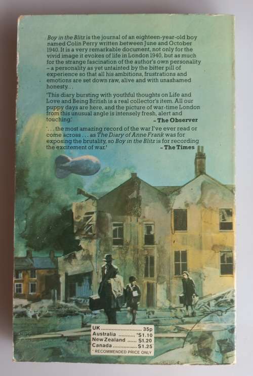 Boy in the Blitz by Colin Perry