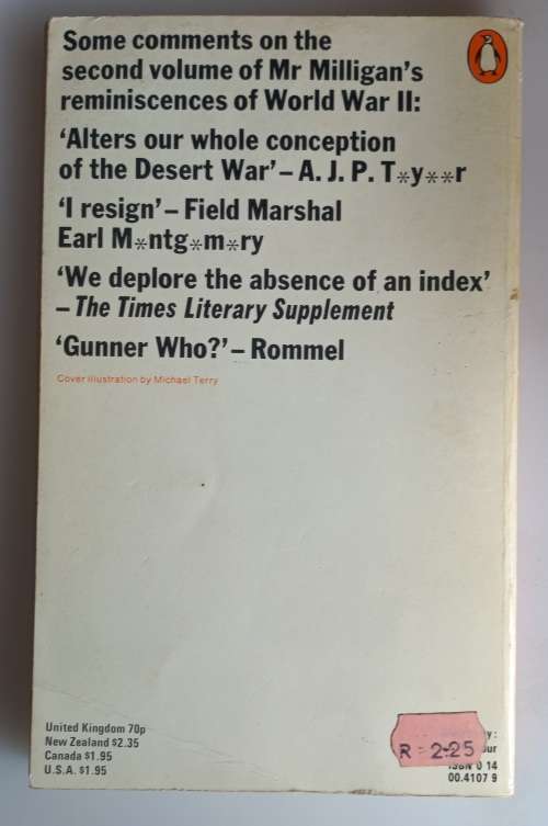 Rommel Gunner who by Spike Milligan