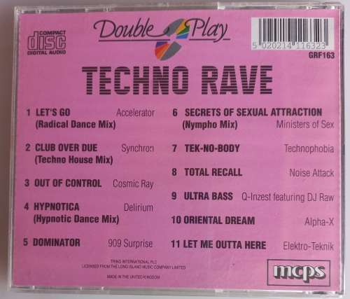 Techno Rave cd