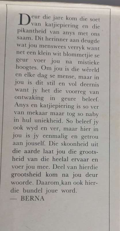 Vrou haar eie wereld - Katjiepiering & anys
