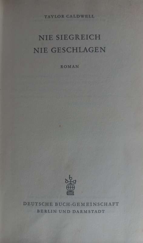 Nie siegreich nie geschlagen