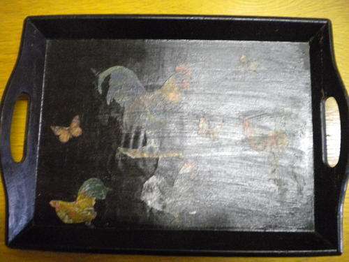 Wooden tray