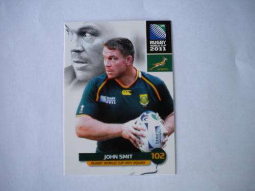 2011 World cup trading card no 82 - John Smit