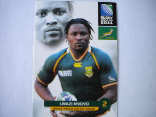 2011 World cup trading card no 88 - Lwazi Mvovo