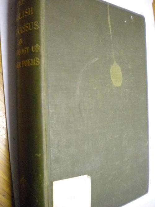 The English Parnassus and anthology of longer poems 1918