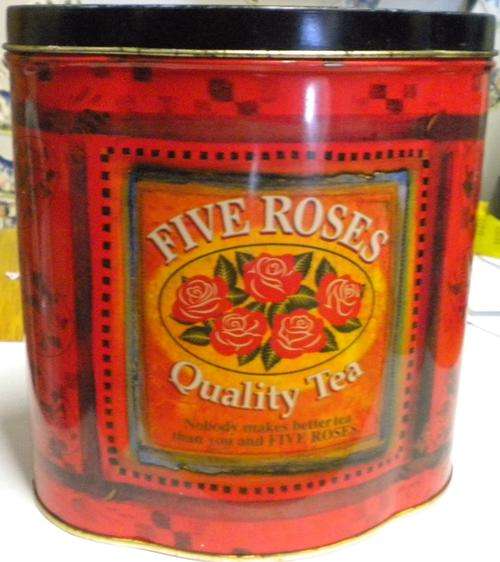 Five Roses tin