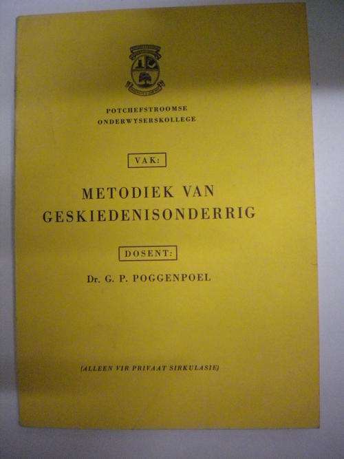 Metodiek van geskiedenisonderrig