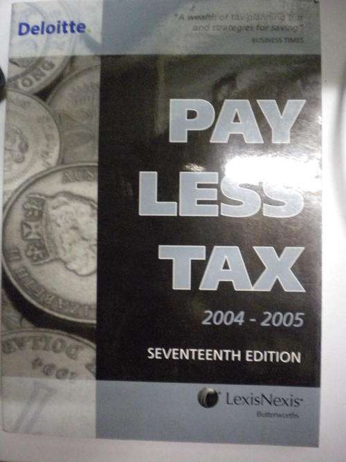 Pay less tax 2004-2005