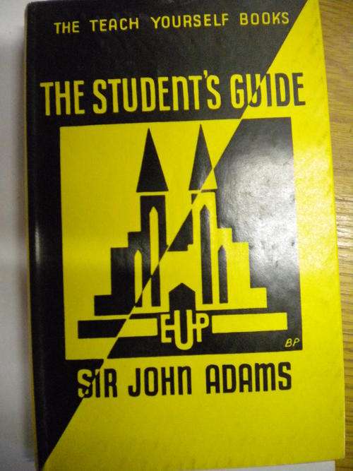 The student's guide by Sir John Adams