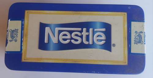Nestle`s milk tin