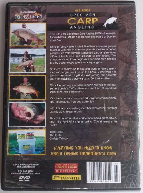 Wild Africa specimen carp angling volume 3 dvd