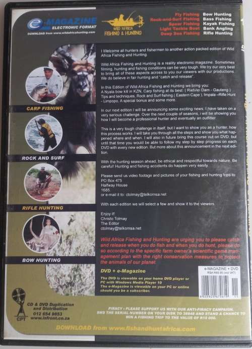 Wild Africa fishing & hunting volume 11 dvd