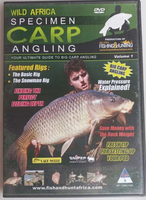 Wild Africa specimen carp angling volume 1 dvd