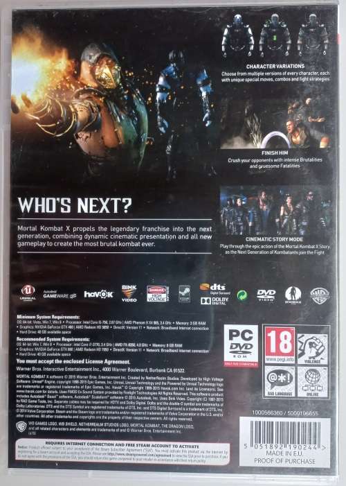 Mortal kombat X PC