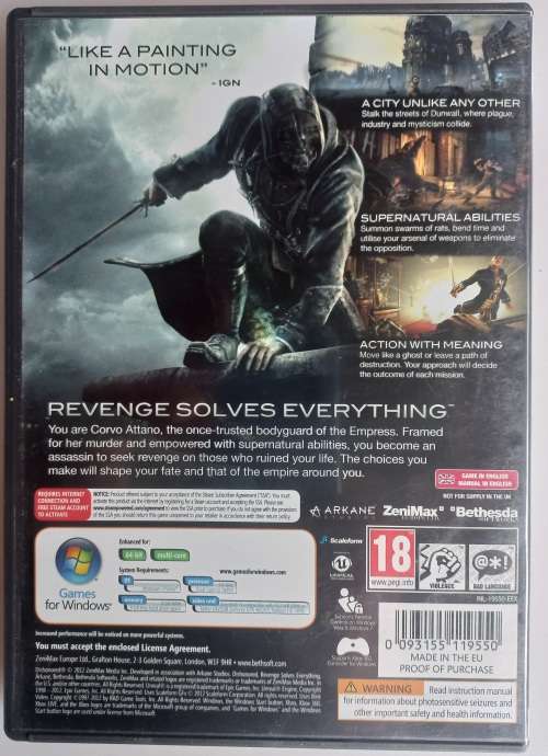 Dishonored PC