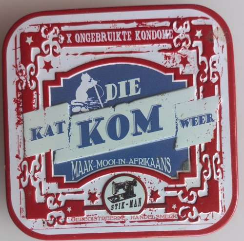 Die kat kom weer blikkie (leeg)