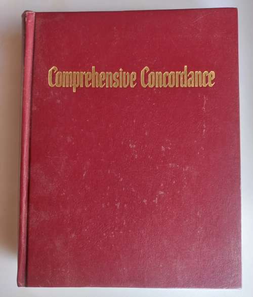 Comprehensive Concordance of the new world translation of the holy scriptures
