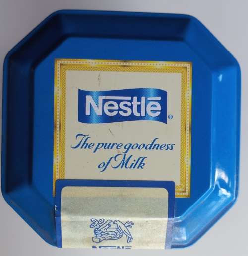 Nestle`s milk tin