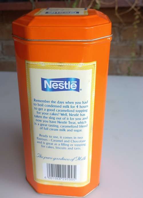 Nestle`s milk tin