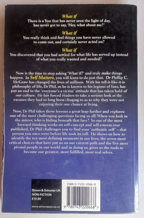 Self matters by dr Phillip C McGraw