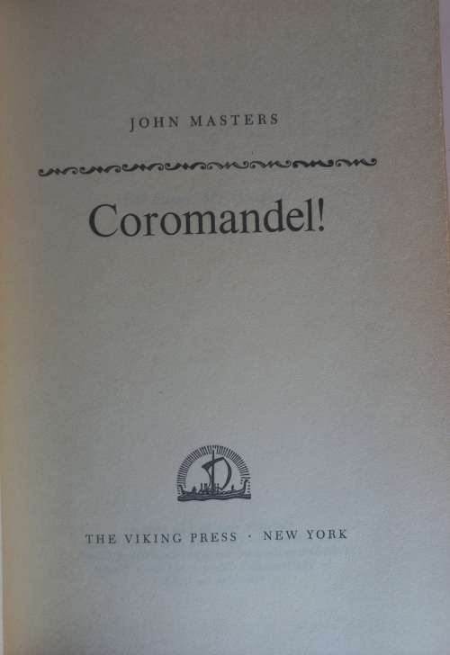 Coromandel by John Masters