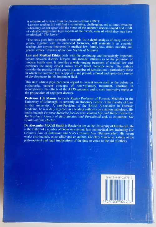 Law and medical ethics