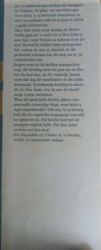 Die ongelukke op Vinknes deur Andree Dubois Millot