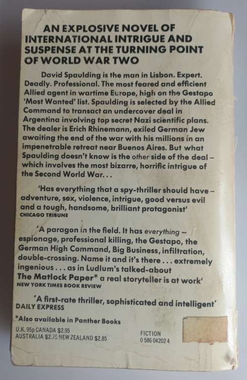 The rhinemann exchange by Robert Ludlum
