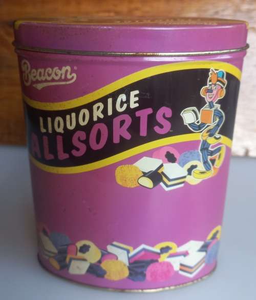 Beacon liquorice allsorts tin