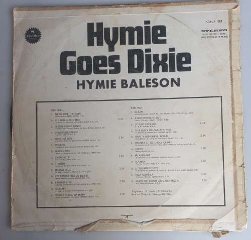 Hymie goes Dixie LP