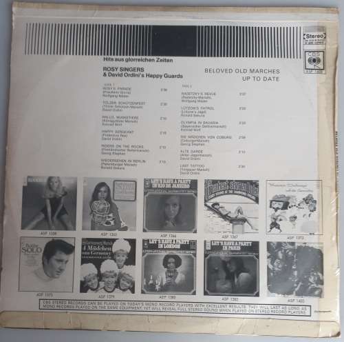 Hits aus glorreichen Zeiten - Beloved old marches up to date LP