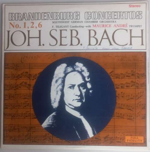 Joh. Seb. Bach - Brandenburg concertos LP