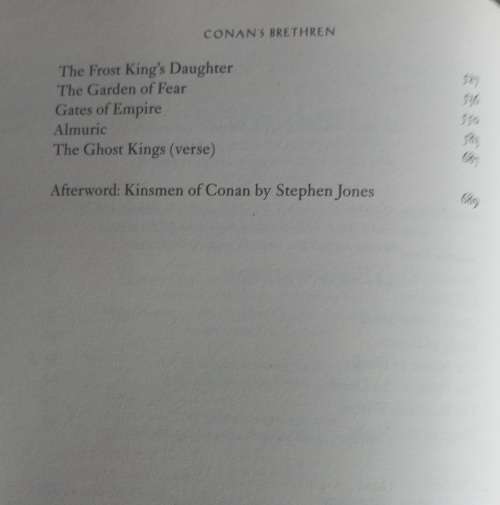 Conan`s Brethren by Robert E Howard