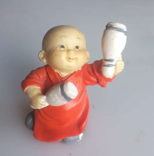 Small monk figurine