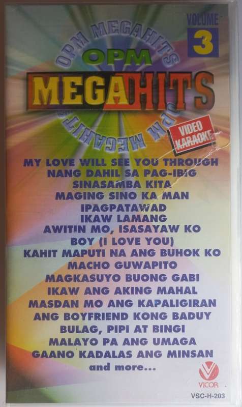 OPM Megahits volume 3 (video karaoke) VHS