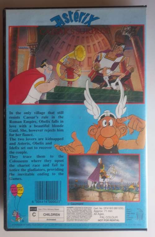 Asterix and Caesar`s surprise VHS