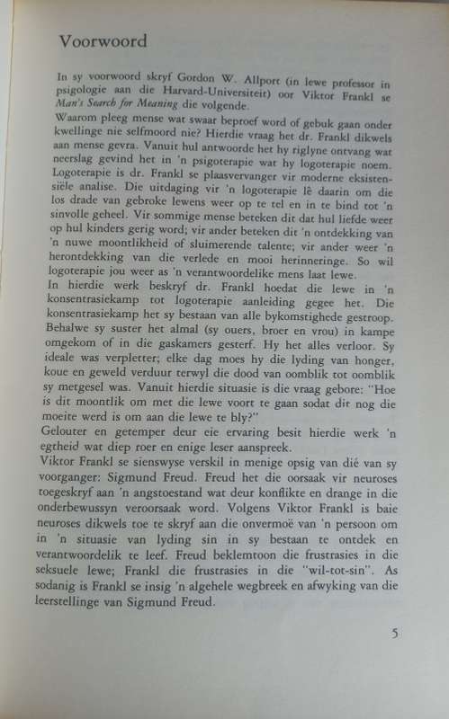 Waarom lewe ek deur Viktor Frankl