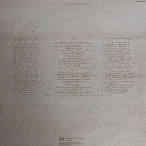 Tchaikovsky masterpiece LP