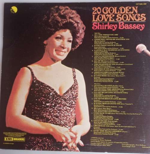 Shirley Bassey - 20 Golden love songs LP