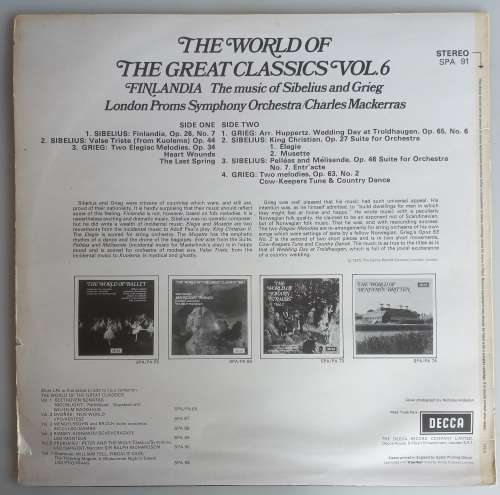The world of the great classics vol 6 (LP)