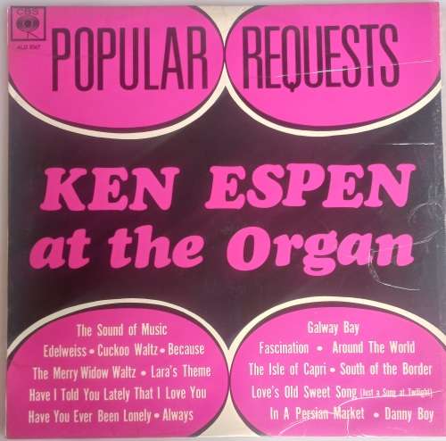 Popular requests - Ken Espen at the organ LP