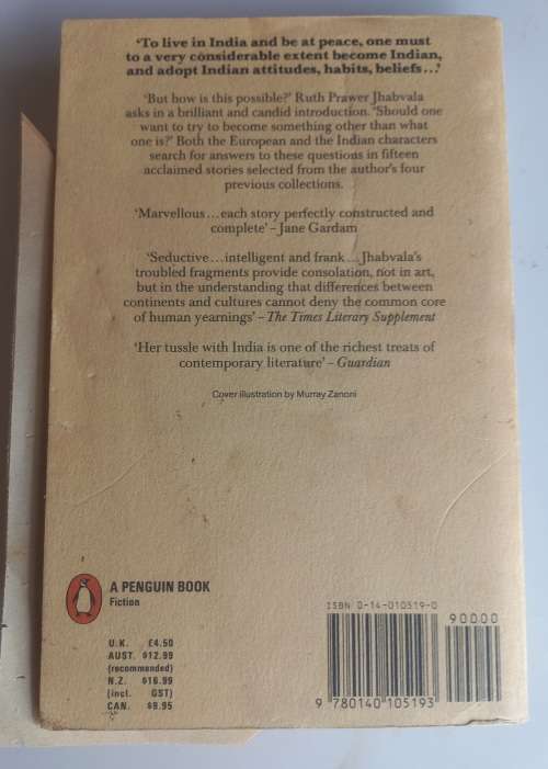 Out of India by Ruth Prawer Jhabvala